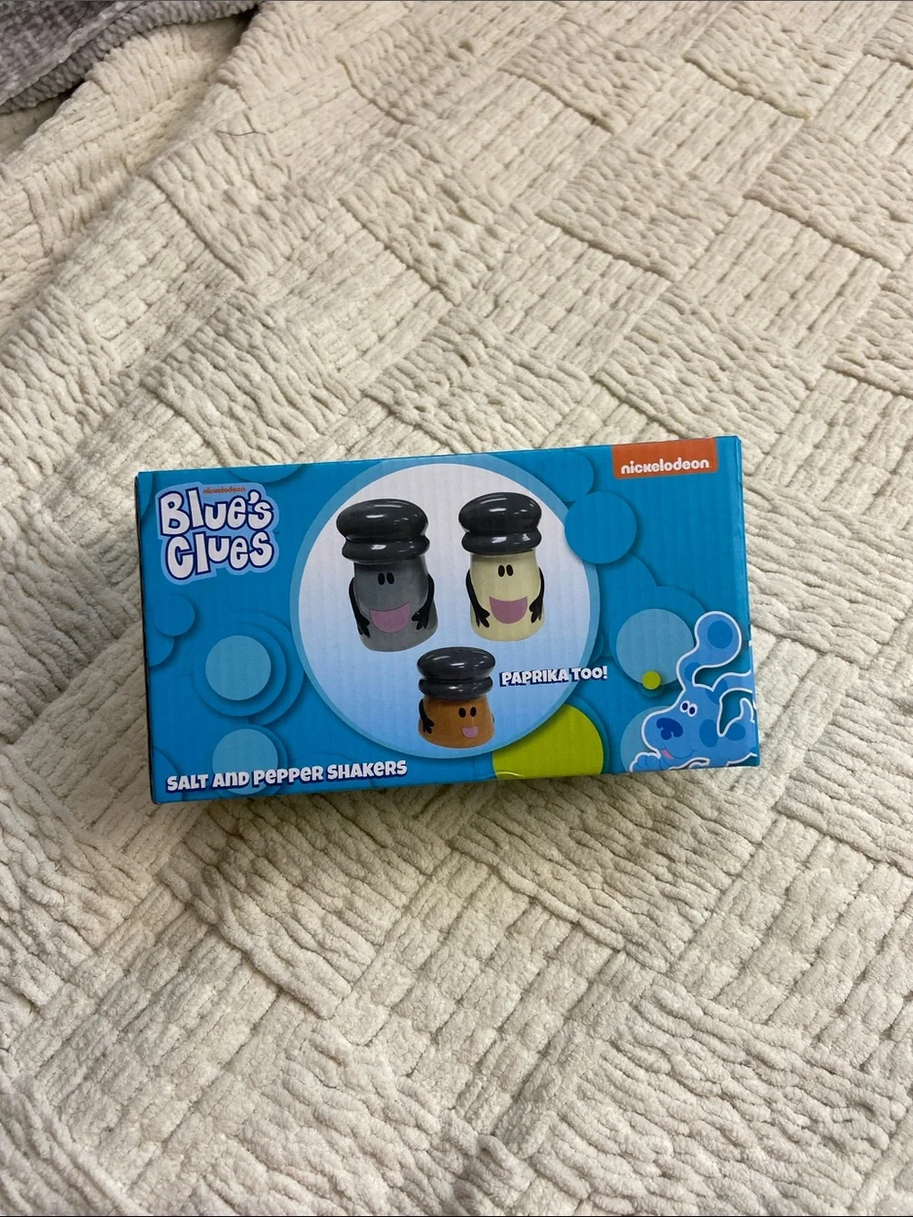 NWB Blue’s Clues Salt and Pepper Shakers Paprika New!